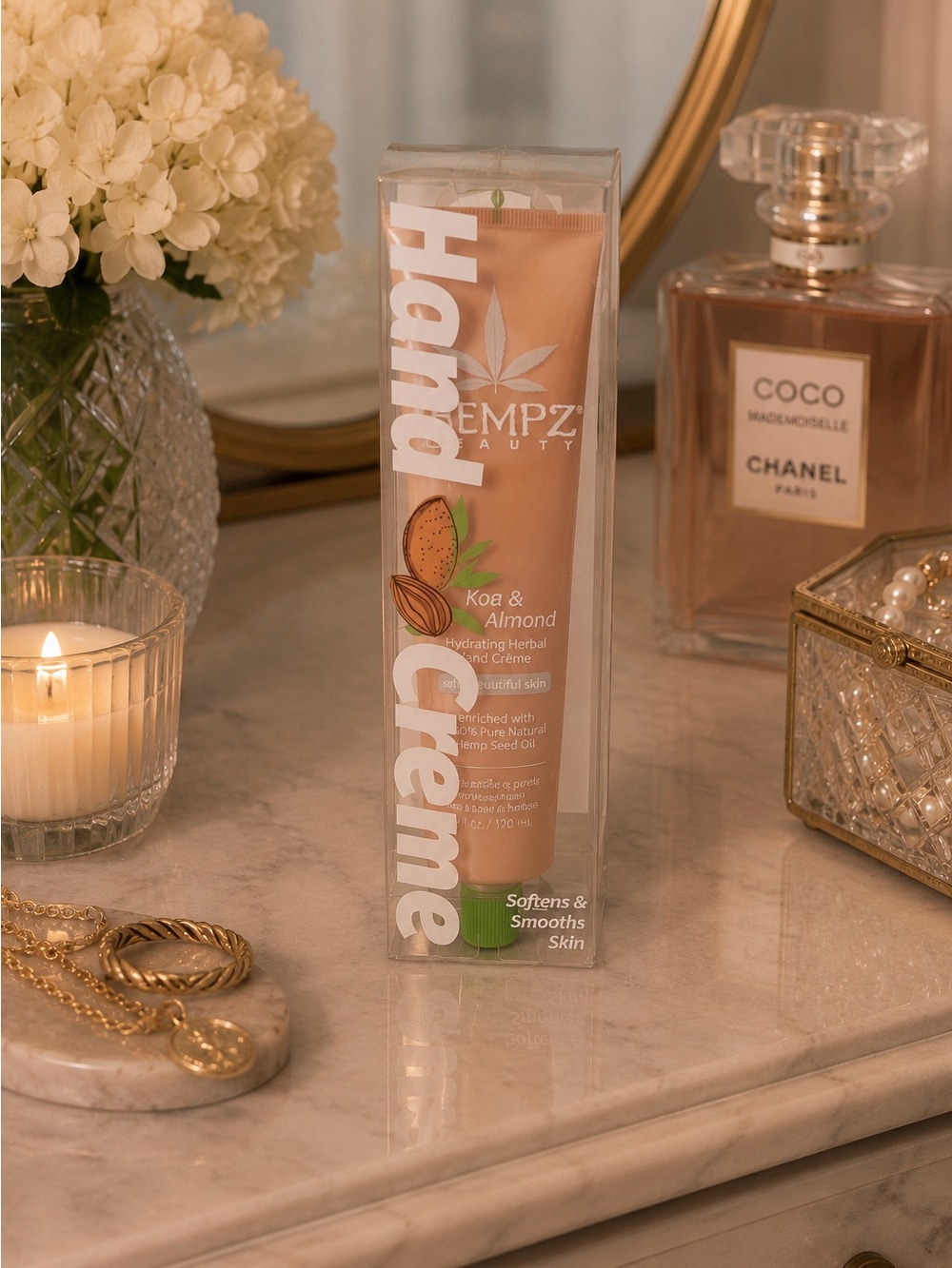Hempz Koa & Sweet Almond Herbal Hand Crème | Hydrating Moisturizer  Hand Lotion